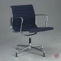 Preview: Alu Chair mit blauem Track Stoff verchromt Preview: Alu Chair mit blauem Track Stoff verchromt