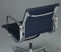 Preview: Alu Chair mit blauem Track Stoff verchromt Preview: Alu Chair mit blauem Track Stoff verchromt