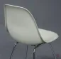 Preview: Vitra Eames Side Chair Beige Fiberglas DSX mit H-Base gebraucht