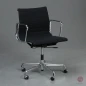 Preview: Vitra EA 117 Aluminium Chair Bürostuhl Hopsak Stoff Schwarz gebraucht