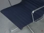 Preview: Alu Chair mit blauem Track Stoff verchromt Preview: Alu Chair mit blauem Track Stoff verchromt