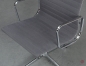 Preview: Vitra EA 108 Aluminium Chair Hopsak Grau verchromt - gebraucht