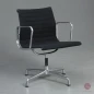 Preview: Vitra EA 108 Aluminium Chair Alu poliert Hopsak schwarz gebraucht