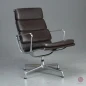 Preview: Vitra EA 216 Soft Pad Chair Leder Braun gebraucht