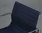 Preview: Alu Chair mit blauem Track Stoff verchromt Preview: Alu Chair mit blauem Track Stoff verchromt