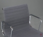 Preview: Vitra EA 108 Aluminium Chair Hopsak Grau verchromt - gebraucht