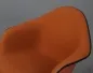 Preview: Vitra DAX Fiberglas Armchair Orange mit Eiffel Gestell gebraucht