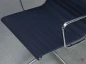 Preview: Alu Chair mit blauem Track Stoff verchromt Preview: Alu Chair mit blauem Track Stoff verchromt