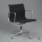 Preview: Vitra EA 108 Aluminium Chair Alu poliert Hopsak schwarz gebraucht