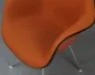 Preview: Vitra DAX Fiberglas Armchair in Orange 1970er Vintage mit Polster gebraucht
