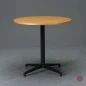 Preview: Vitra Bistro Table Eiche 80 cm, Gestell schwarz - gebraucht