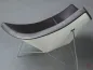 Preview: Vitra Coconut Chair mit Ottoman Leder Braun gebraucht