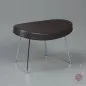 Preview: Vitra Coconut Chair mit Ottoman Leder Braun gebraucht