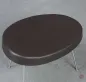Preview: Vitra Coconut Chair mit Ottoman Leder Braun gebraucht