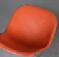 Preview: Vitra Eames Side Chair Orange Fiberglass mit Metallgestell gebraucht