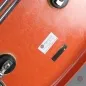 Preview: Vitra Eames Side Chair Orange Fiberglass mit Metallgestell gebraucht