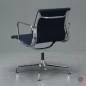 Preview: Vitra EA 107 Aluminium Chair Blau Track Stoff verchromt gebraucht Preview: Vitra EA 107 Aluminium Chair Blau Track Stoff verchromt gebraucht