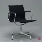 Mobile Preview: Vitra EA 108 Aluminium Chair Hopsak + Armauflagen Schwarz aus 2013 gebraucht