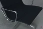 Preview: Vitra-EA-116-Hopsak-Schwarz-gebraucht-Sitzfläche-Detailansicht-links-S4771
