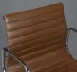 Preview: Vitra EA 117 Aluminium Chair mit braunem Leder Gestell verchromt gebraucht