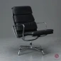 Preview: Vitra EA 215 Soft Pad Chair Lounge Sessel Leder Schwarz gebraucht Preview: Vitra EA 215 Soft Pad Chair Lounge Sessel Leder Schwarz gebraucht