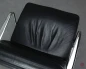 Mobile Preview: Vitra EA 215 Soft Pad Chair Lounge Sessel Leder Schwarz gebraucht