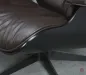 Preview: Vitra Eames Lounge Chair Schwarz mit dunkelbraunem Leder gebraucht
