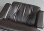 Preview: Vitra Eames Lounge Chair Schwarz mit dunkelbraunem Leder gebraucht