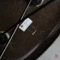 Preview: Vitra Eames Side Chair Braun Fiberglass mit Holzgestell gebraucht