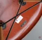 Preview: Vitra Eames Side Chair Terracotta Rot Fiberglass Orange mit Holzgestell gebraucht