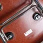 Preview: Vitra Eames Side Chair Terracotta Rot Fiberglass mit Metallgestell gebraucht