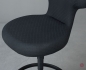 Preview: Vitra Pivot Hochstuhl mit schwarzem Stoffbezug höhenverstellbar gebraucht