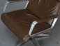 Preview: Wilkhahn Lounge Sessel und Ottomane Leder braun - gebraucht