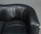 Preview: Zanotta Onda 2-Sitzer Sofa Leder Schwarz gebraucht