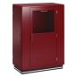 Preview: müller möbelfabrikation KB 323 Barschrank RAL 3003 rubinrot