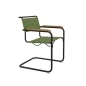 Preview: Thonet S 34 V Freischwinger Stoff Tuffnell Gestell schwarz