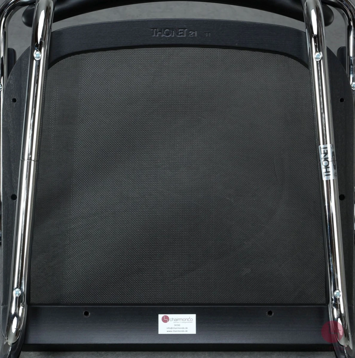 Thonet S64 N Schwarz Freischwinger mit Kunststoff Netzgewebe gebraucht
