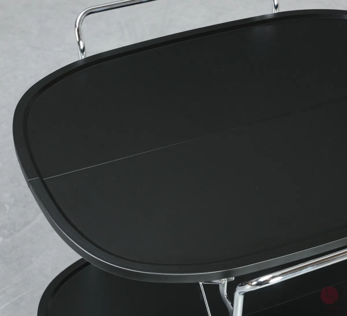 Kartell Servierwagen Gastone klappbar Schwarz gebraucht