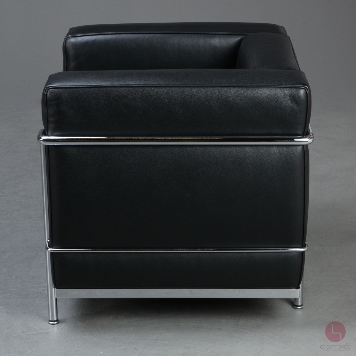 Preview: Cassina LC2 Sessel mit schwarzem Leder chairmondo