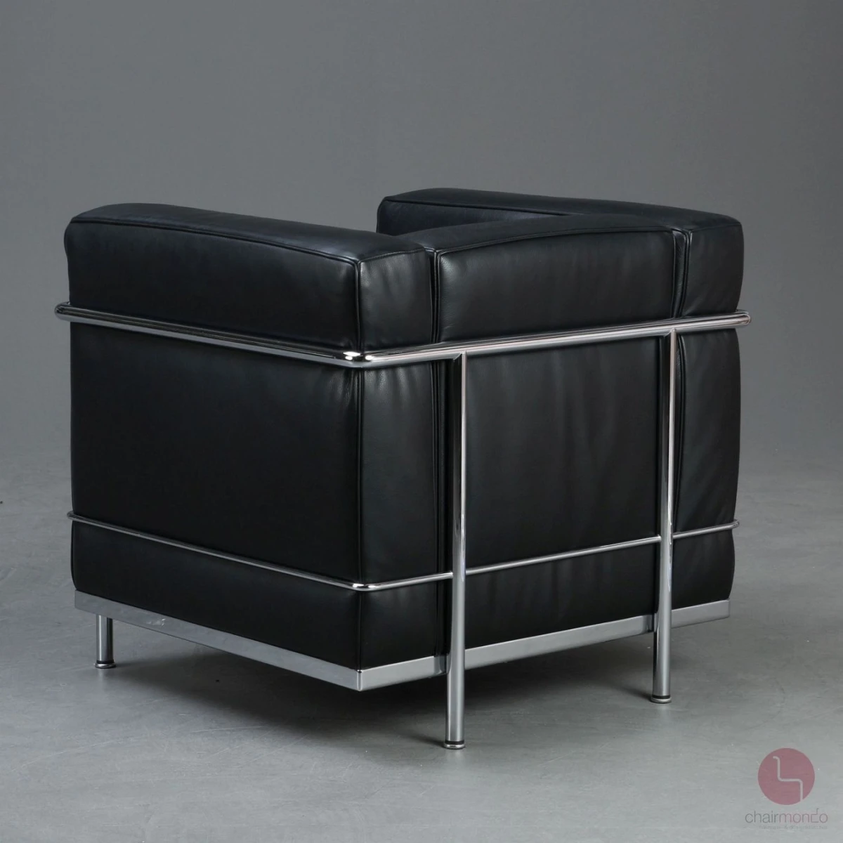 Cassina LC2 Sessel mit schwarzem Leder chairmondo