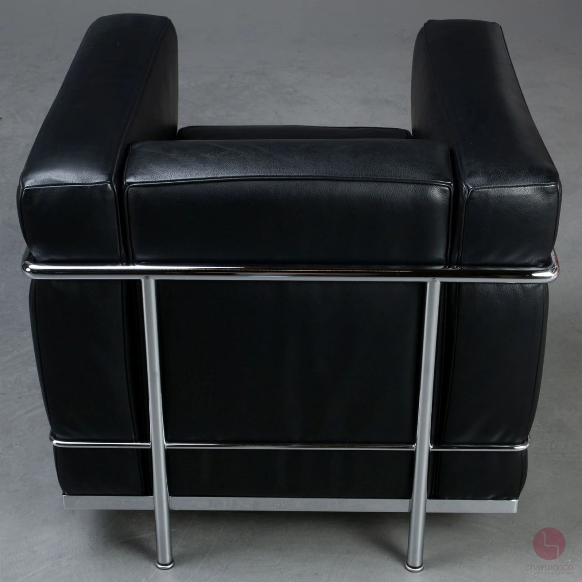 Cassina LC2 Sessel mit schwarzem Leder chairmondo