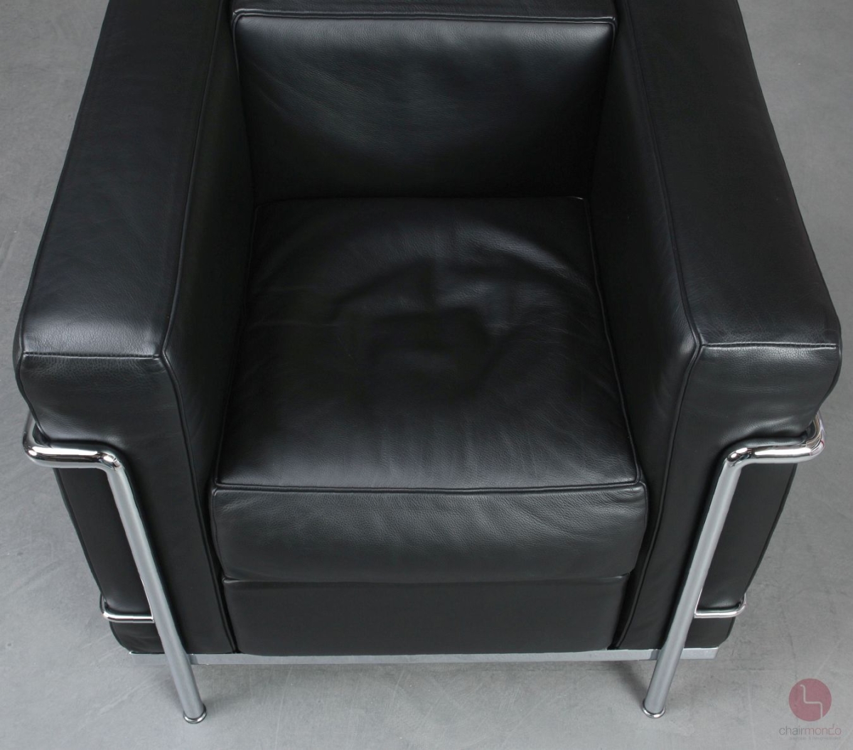 Cassina LC2 Sessel mit schwarzem Leder gebraucht