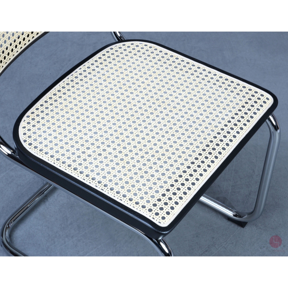 Preview: Ersatz Sitzfläche für Thonet S32 V & S64 V mit Geflecht & Stützgewebe