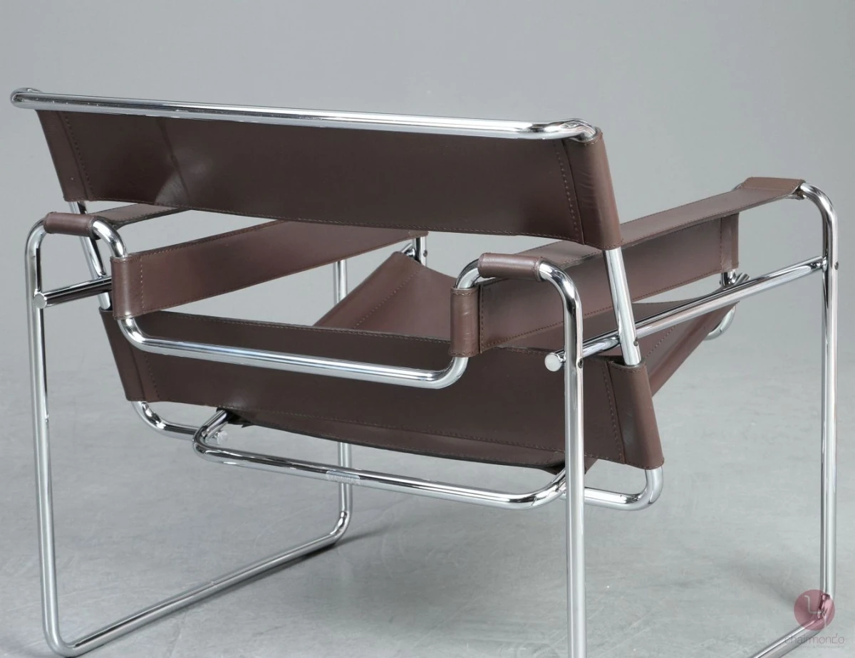 Gavina Wassily Chair Leder braun gebraucht