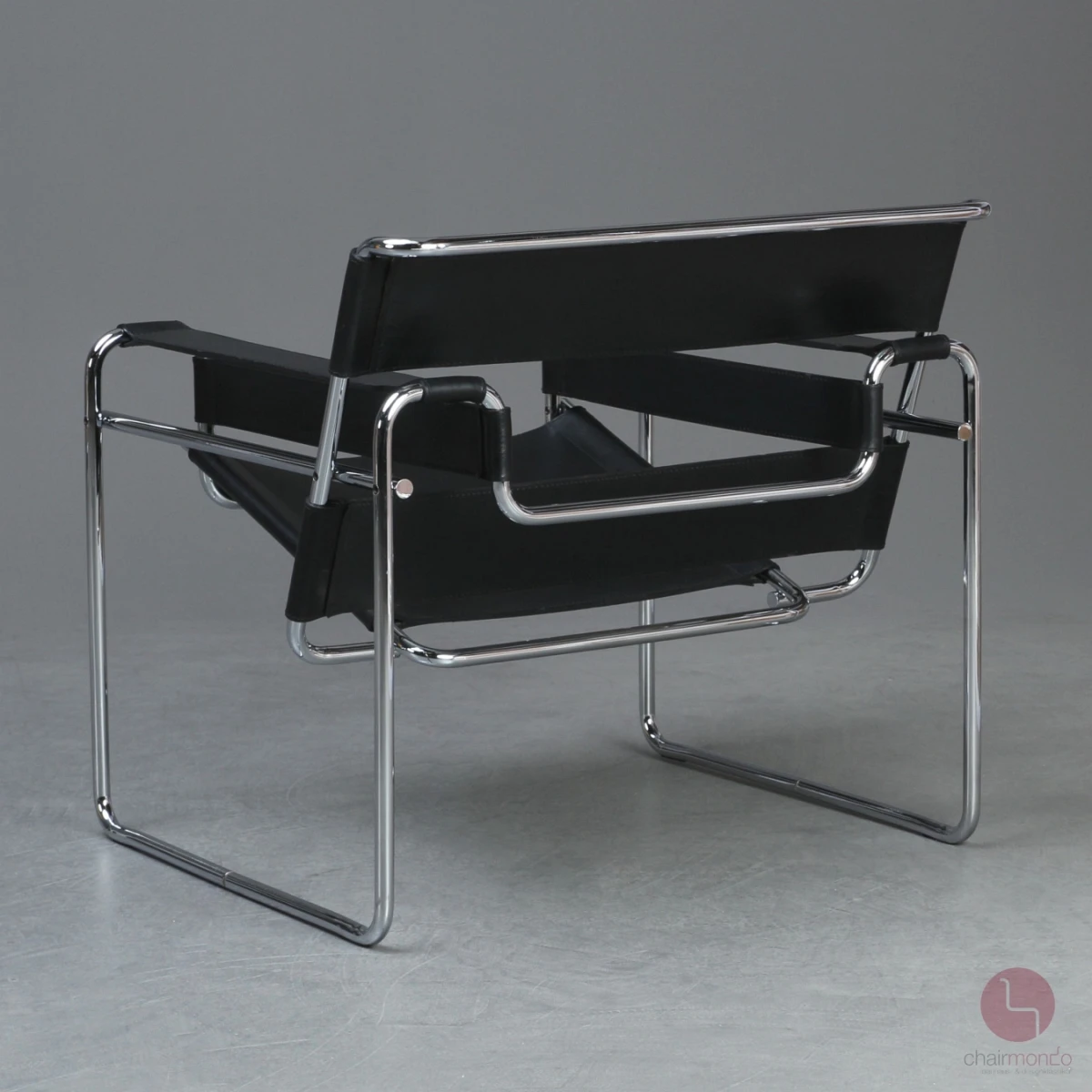 Gavina / Knoll Wassily Chair Kernleder schwarz gebraucht