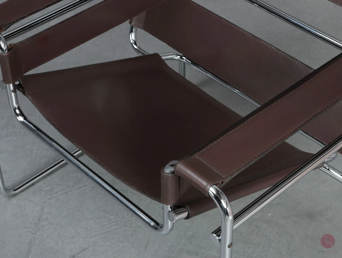 Gavina Wassily Chair Leder braun gebraucht