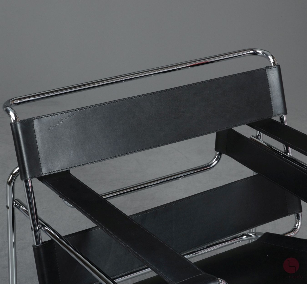 Knoll Gavina Wassily Chair mit schwarzem Leder gebraucht
