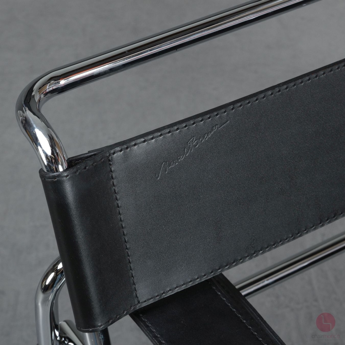 Knoll Gavina Wassily Chair mit schwarzem Leder gebraucht