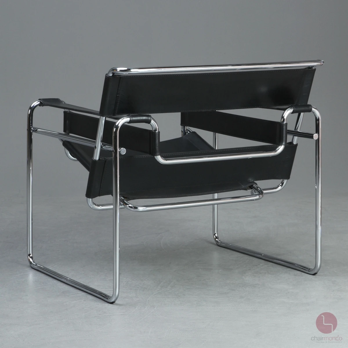 Gavina / Knoll Wassily Chair Kernleder schwarz gebraucht