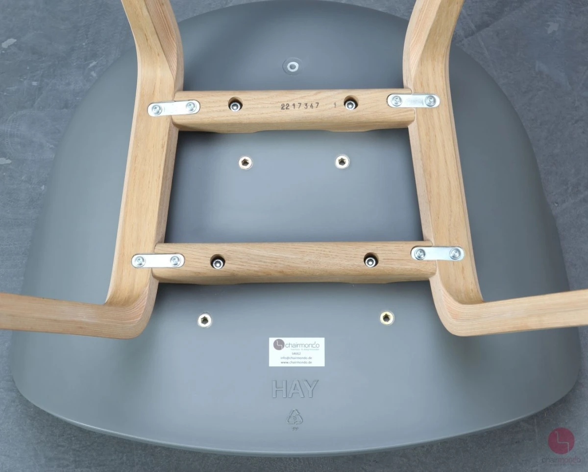 HAY About A Chair Schalenstuhl AAC22 Grau, gebraucht